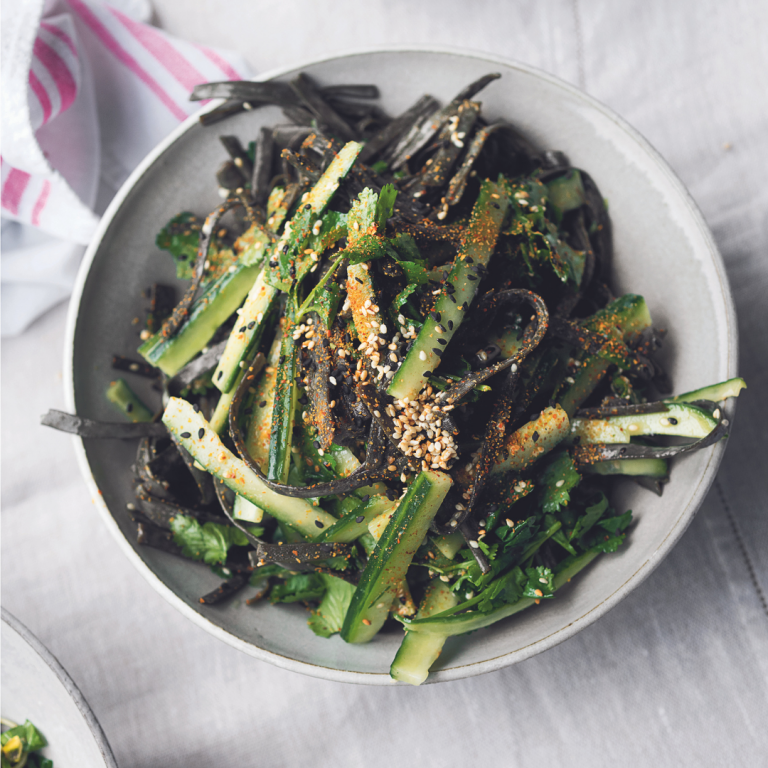 zeewier Zeewier salade uit Simpel - Yotam Ottolenghi