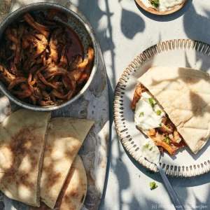 BBQ-Tijd - Vegan shoarma met pita