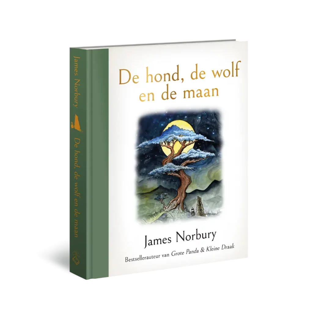 LP De hond, de wolf en de maan - James Norbury - 3D omslag