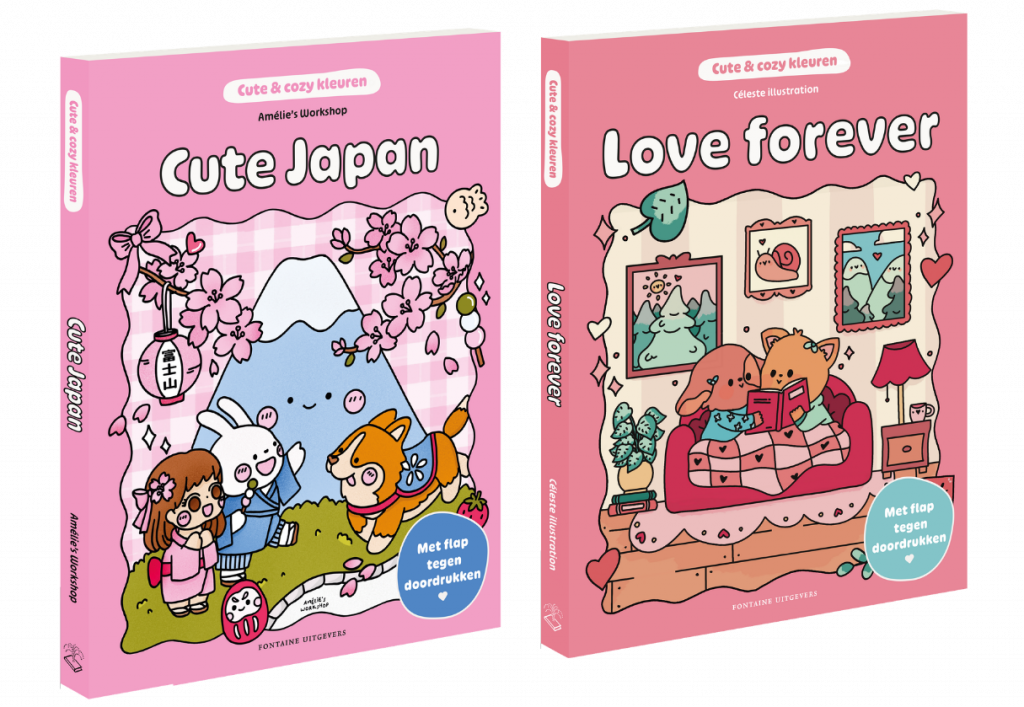 Afbeelding omslagen Cute & cozy kleurboeken